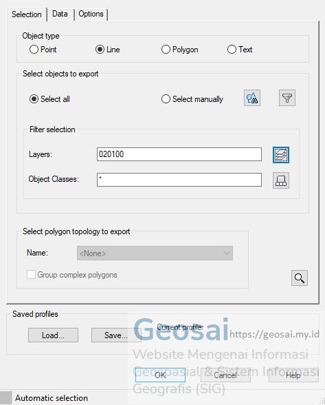 membuat sistem koordinat TM 3