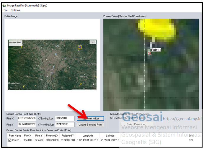 Cara Retifikasi Citra Dari Google Earth Di Global Mapper - Geosai