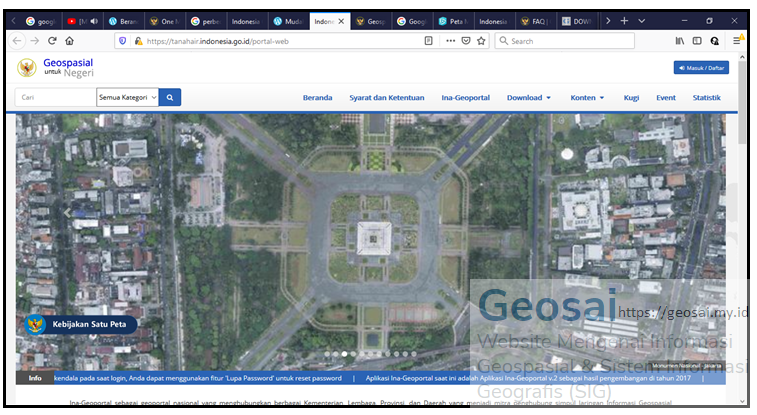 Cara Mengunduh Data Geospasial Di Tanah Air Indonesia - Geosai